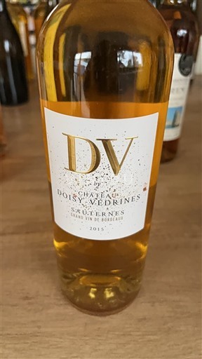 Bordeaux Sauternes Château Doisy-Védrines DV by Château Doisy-Védrines 2015