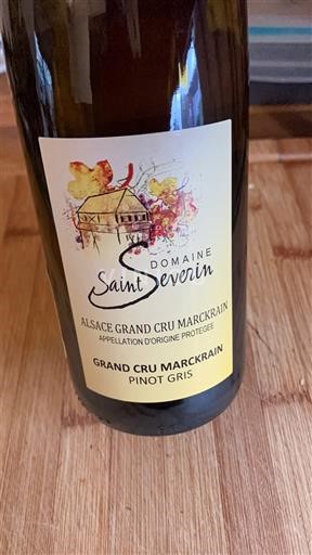 Alsasko Nespecifikováno Grand Cru Domaine Saint Séverin Grand Cru Marckrain Pinot Gris 2021