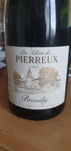 Beaujolais Brouilly Les Allées de Pierreux 2020