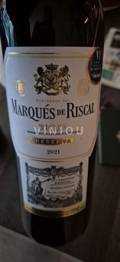 Rioja Marqués de Riscal Reserva 2021