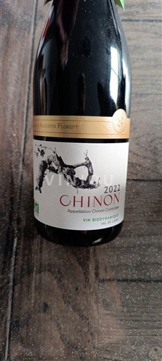 Loiren laakso Chinon Domaine Augustin Florent 2022