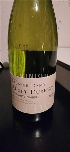 Burgundi Auxey-Duresses Prunier-Damy Les Boutonniers 2021