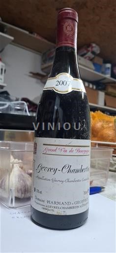 Bourgondië Gevrey-Chambertin Domaine Harmand-Geoffroy 2007