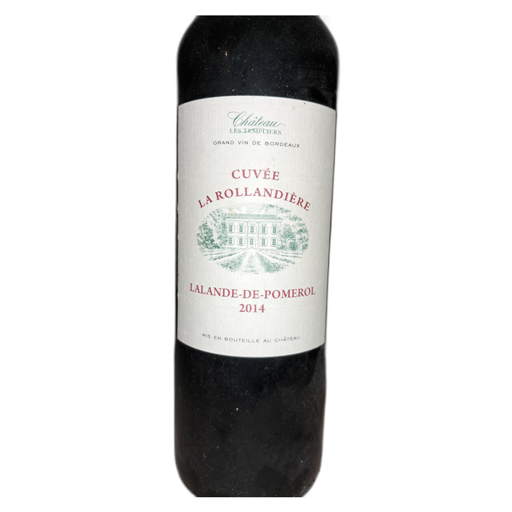 Vin Rouge sec La Rollandière Château Les Templiers 2014 France Bordeaux Lalande-de-pomerol AOC