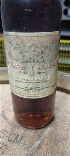 Provenza Coteaux d'Aix-en-Provence Château Calissanne du Château 1999