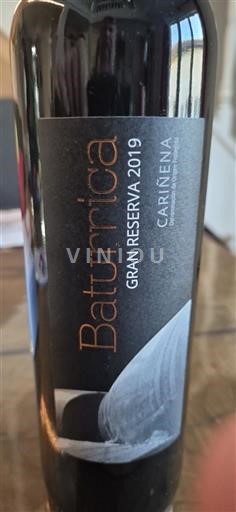 Aragonia Cariñena Baturnica Gran Reserva 2019