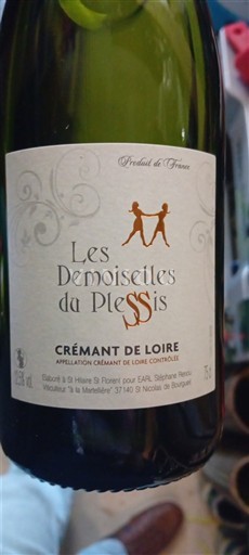 Loire Valley Crémant de Loire Les Demoiselles du Plessis Non-Vintage