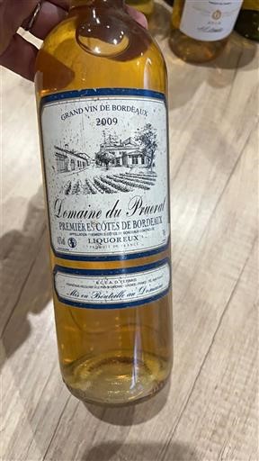 Bordeaux Premières-côtes-de-bordeaux Domaine Preuret 2009