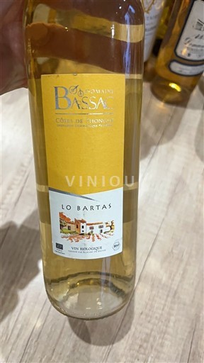 Languedoc a Roussillon Côtes de Thongue Domaine Bassac Lo Bartas 2016