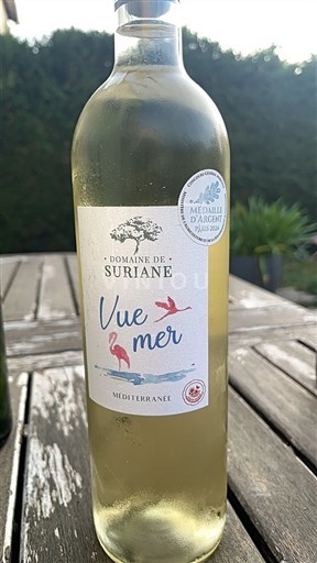 Rượu vang Blanc sec Vue sur mer Domaine Suriane Non millésimé Pháp Provence, hạ lưu Rhône, Corse Địa Trung Hải IGP