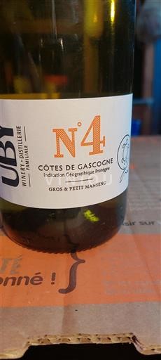 Jugozahod Côtes de Gascogne Domaine Uby N°4 Neleten.