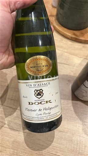 Alsace Heiligensteinin-Klevener Domaine Dock Prestige 2020