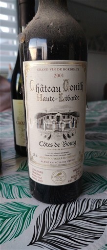 Burdeos Côtes-de-bourg Château Conilh Haute-Libarde 2001