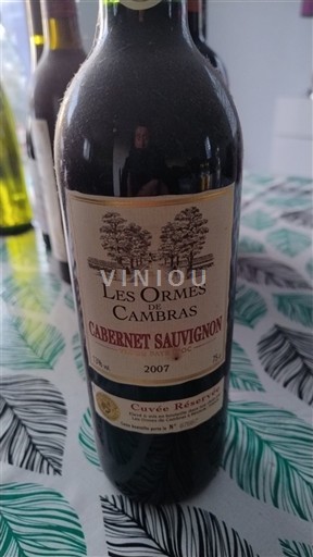 Languedoc-Roussillon Pays d'Oc Les Ormes de Cambras Réserve 2007