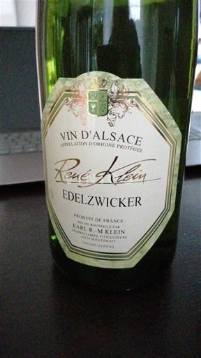 Alsacia René Klein Edelzwicker Sin añada