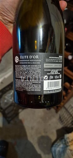 Languedoc và Roussillon Vùng đất Oc Domaine La Baume Elite d'Or 2018