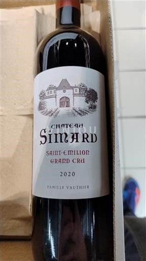 Bordeaux Saint-Émilion Grand Cru Grand Cru Château Simard 2020