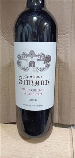 Bordeaux Saint-Émilion Grand Cru Grand Cru Château Simard 2020