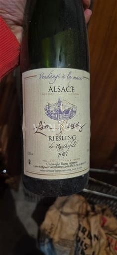 Alsacia Léon Bleyss Riesling de Rorschwihr 2007