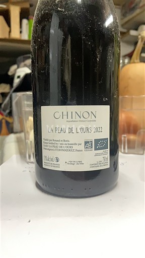 Dolina Loare Chinon Bernard Baudry La Peau de l'Ours 2022