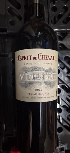 Bordeaux Pessac-Léognan Domaine Chevalier L'Esprit de Chevalier 2022