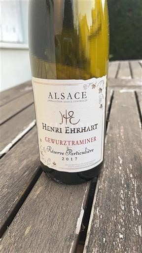 Alsace Gewurztraminer Henri Ehrhart Réserve Particulière 2017