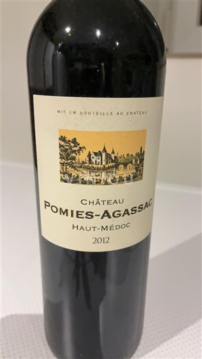 Bordeaux Haut-Médoc Château Pomies-Agassac 2012