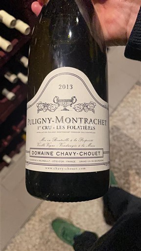 Bourgondië Puligny-Montrachet Premier Cru Domaine Chavy-Chouet Les Folatières 2013