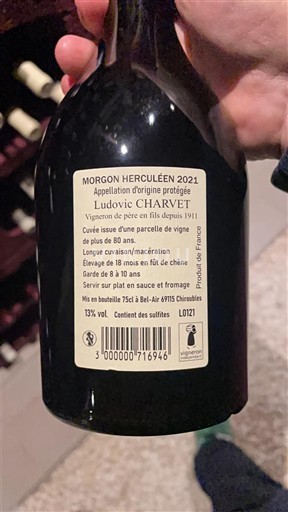 Beaujolais Morgon Ludovic Charvet Herculéen 2021
