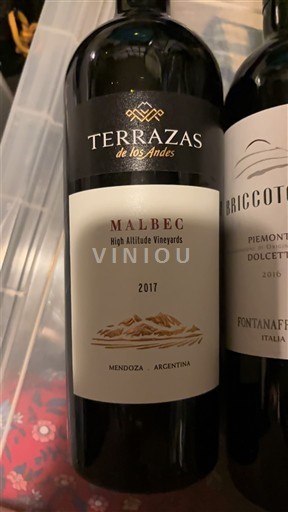 Mendoza Terrazas de los Andes Malbec High Altitude Vineyards 2017