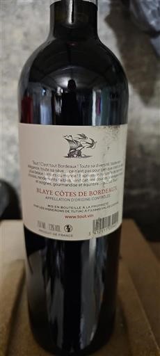 Burdeos Blaye-Côtes de Burdeos Bouillac 2020
