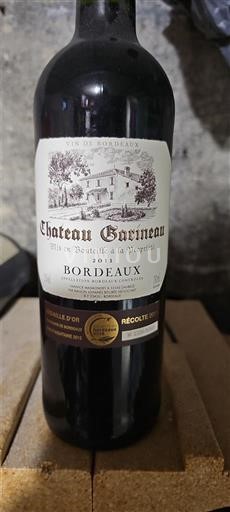 Burdeos Bordeaux Château Garneau 2011