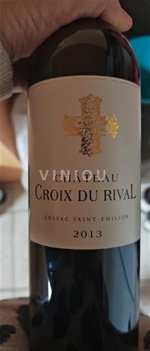 Bordo Лусак-Сент-Емилион Château Croix du Rival 2013
