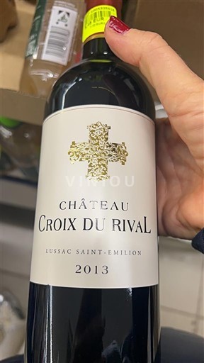 Bordeaux Lussac-Saint-Émilion Château Croix du Rival 2013