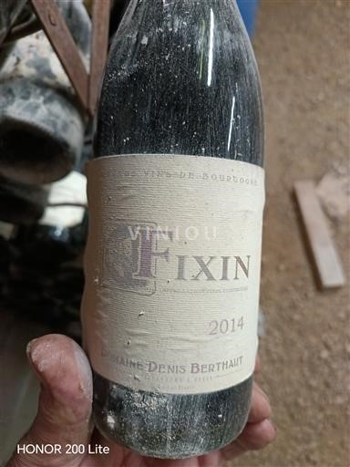 Burgundy Fixin Domaine Denis Berthaut 2014