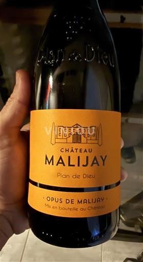 Vallée du Rhône Côtes-du-rhône-villages Château Malijay Opus de Malijay 2023