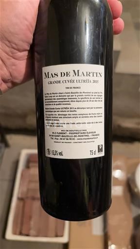 Languedoc Määrittelemätön Mas de Martin Grande Ultreïa 2015