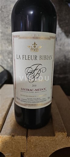 Bordeaux Listrac-Médoc La Fleur Bibian 2010