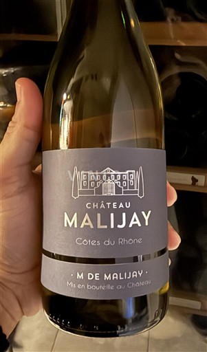 Vallée du Rhône Côtes-du-rhône Château Malijay M de Malijay 2024