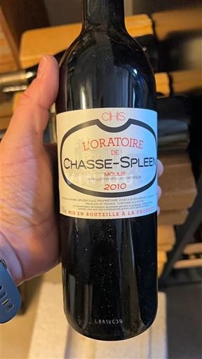 Bordeaux Moulis-en-Médoc Chasse-Spleen L'Oratoire de Chasse-Spleen 2010