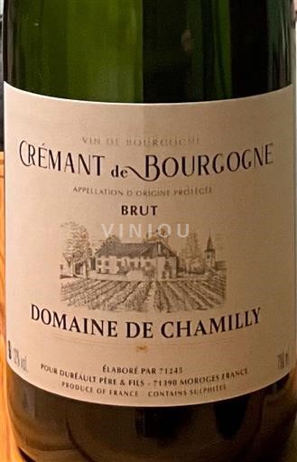 Burgundija Crémant de Bourgogne Domaine Chamilly Crémant BRUT Neleten.