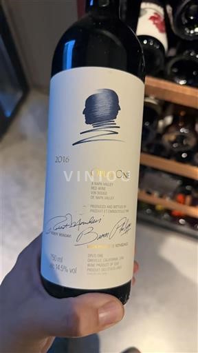 Kaliforniska AVA Napa Valley Opus One 2016