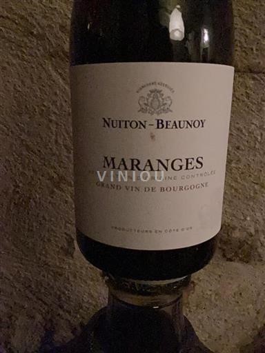 Burgundsko Maranges Nuiton Beaunoy 2020