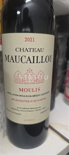 Bordeaux Moulis-en-Médoc Château Maucaillou 2021