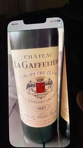 Bordeaux Saint-Émilion Grand Cru Grand Cru Classé Château La Gaffelière 1987