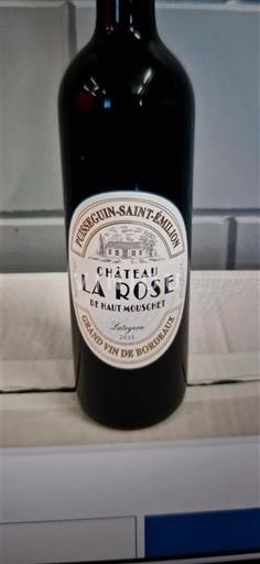 Burdeos Puisseguin-saint-émilion Château La Rose de Haut Mouchet 2015