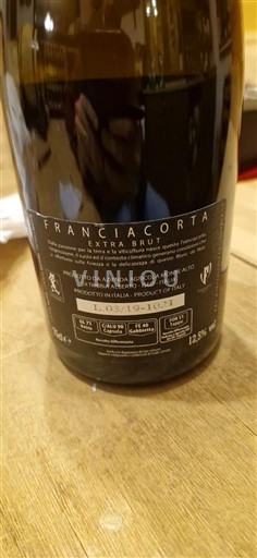 Lombardie Franciacorta Azienda Agricola Ricci Curbastro Blanc de noir extra brut 2021