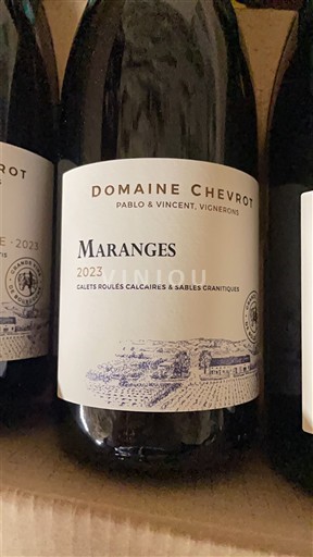 Burgundija Maranges Domaine Chevrot 2023