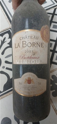 Bordeaux Château La Borne 2003