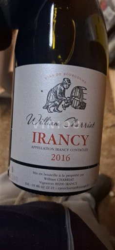 Borgonha Irancy William Charriat 2016